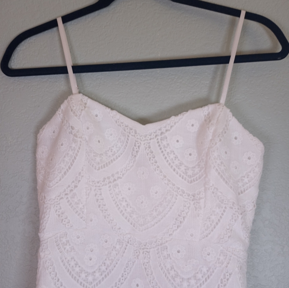 Anthropologie Lace Tiered Mermaid Bohemian Coquette Girl Coastal Cowgirl Dress S - Picture 6 of 12